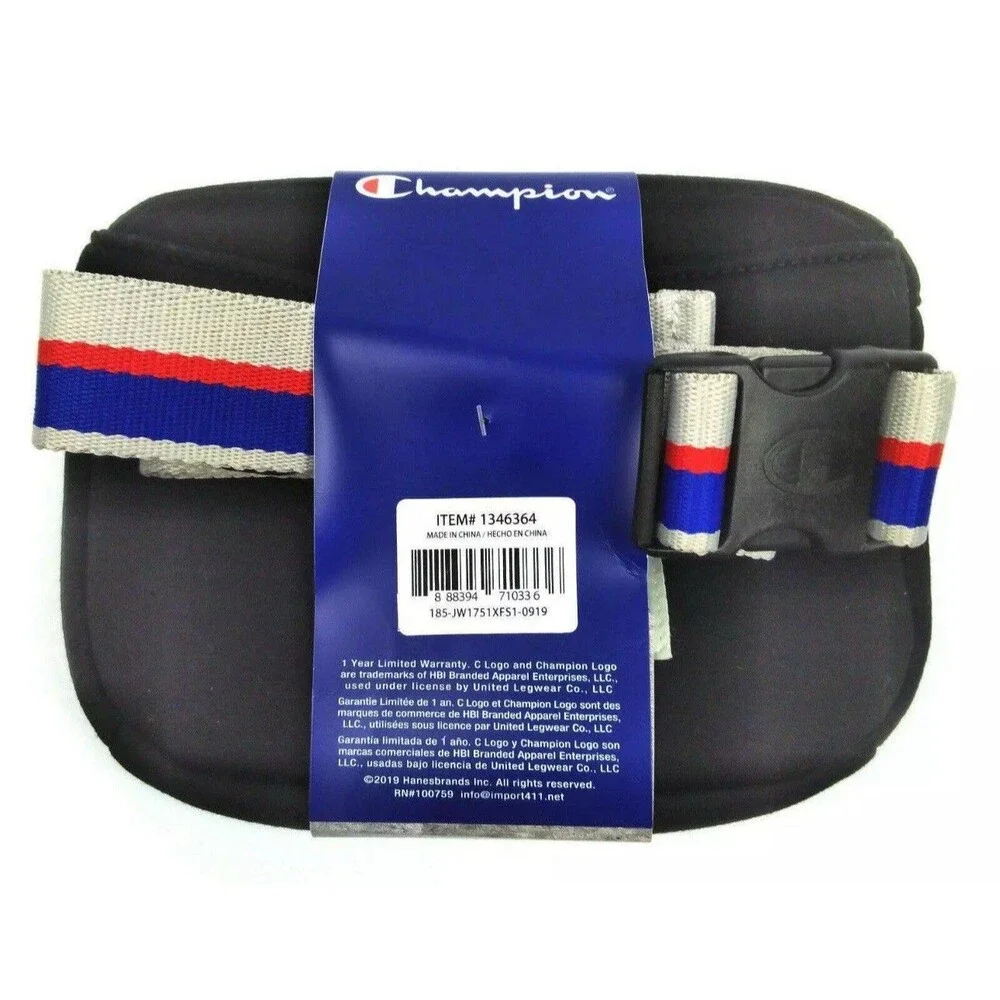 Champion Multi Purpose Belt Bag Adjustable Strap Safety Buckle Grey . NEW